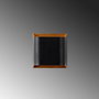 Opviq Bera - 15305 Lámpara de pared negra de metal